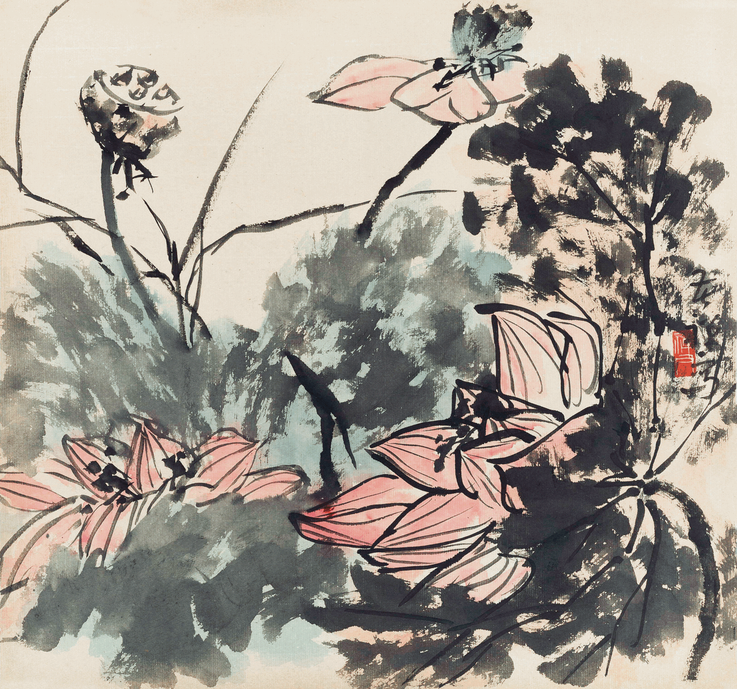 罕见！八位大师的书画册页