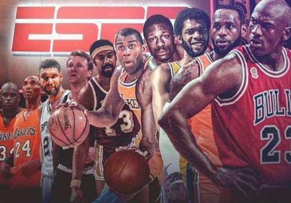 NBA历史50大巨星排名！现役9人詹杜库领衔，字母超哈登保罗