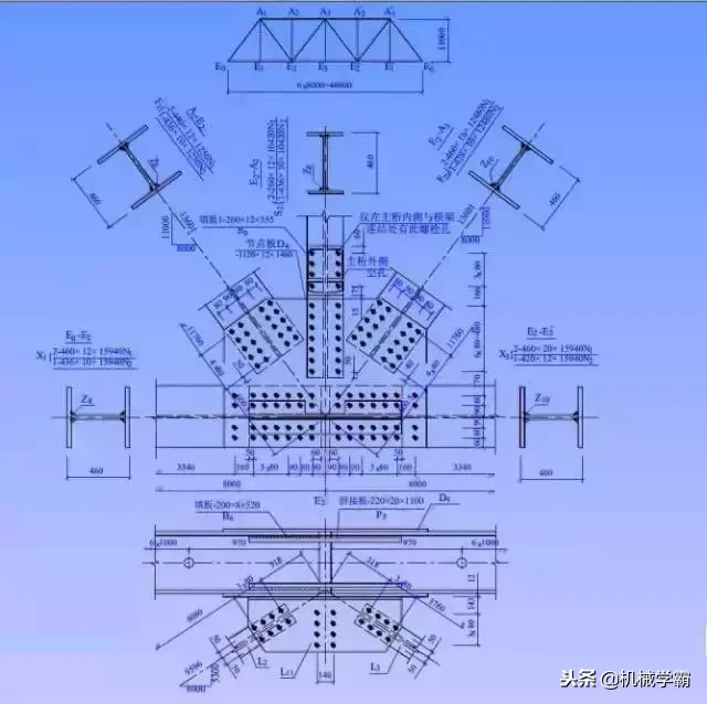 3分钟内看懂钢结构图纸的技巧