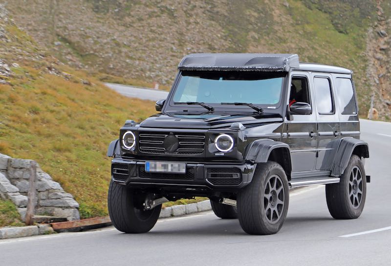 梅赛德斯-奔驰最强g级"g500 / g550 4x4平方"新车型3年来首次复活