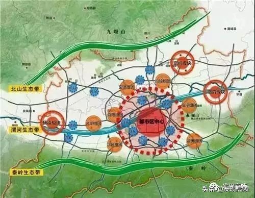 大西安发展规划！北跨高陵，将为渭北万亿级工业大走廊核心枢纽