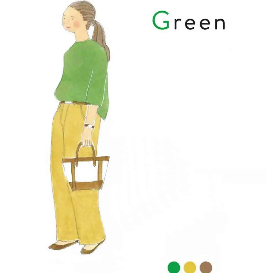 颜色搭配表及效果图片衣服（6类鲜艳色的高级配色示范）