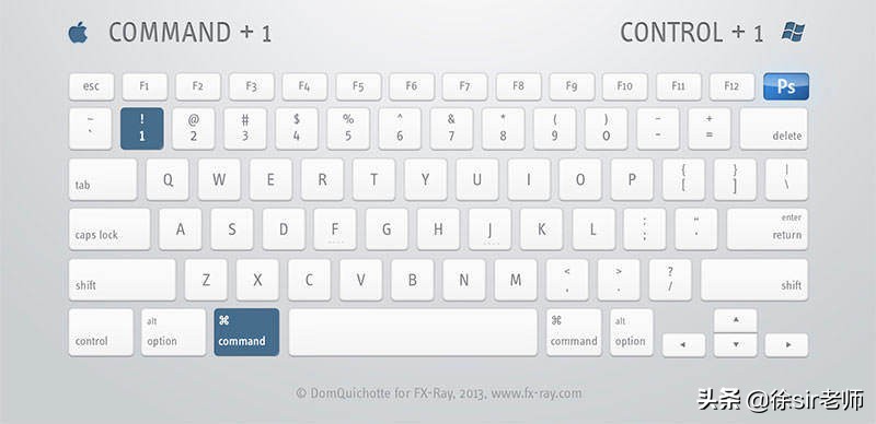 再牛的设计师也会经常用的快捷键，Photoshop小白更要掌握