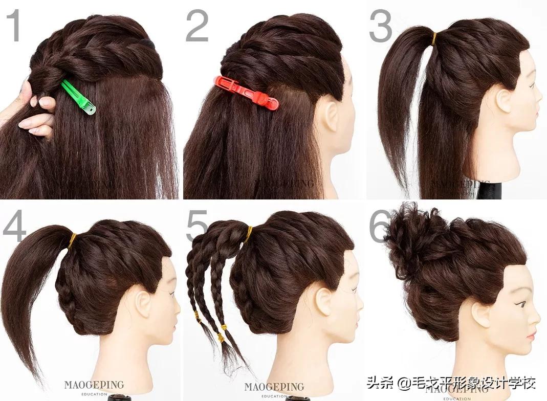 扎头发教程 编头发教程视频-起航号