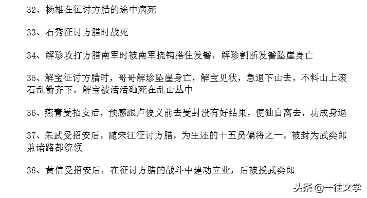 梁山好汉最后的结局（梁山好汉最后的结局详细）-第4张图片-巴山号