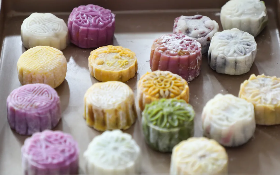 昌平区凯博外国语学校这个中秋孩子们有点甜