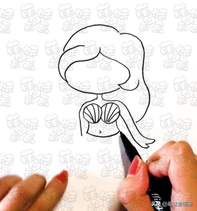 一步一步教我画公主 二年级画漂亮的美人鱼 - 时代开运网