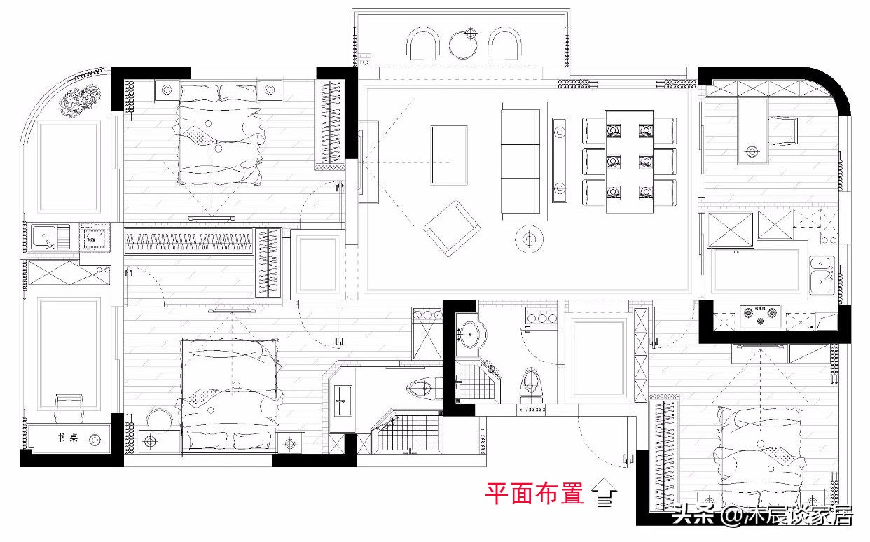 经典的装修永远不过时，她家的轻奢美式，室内奢华大气，让人陶醉