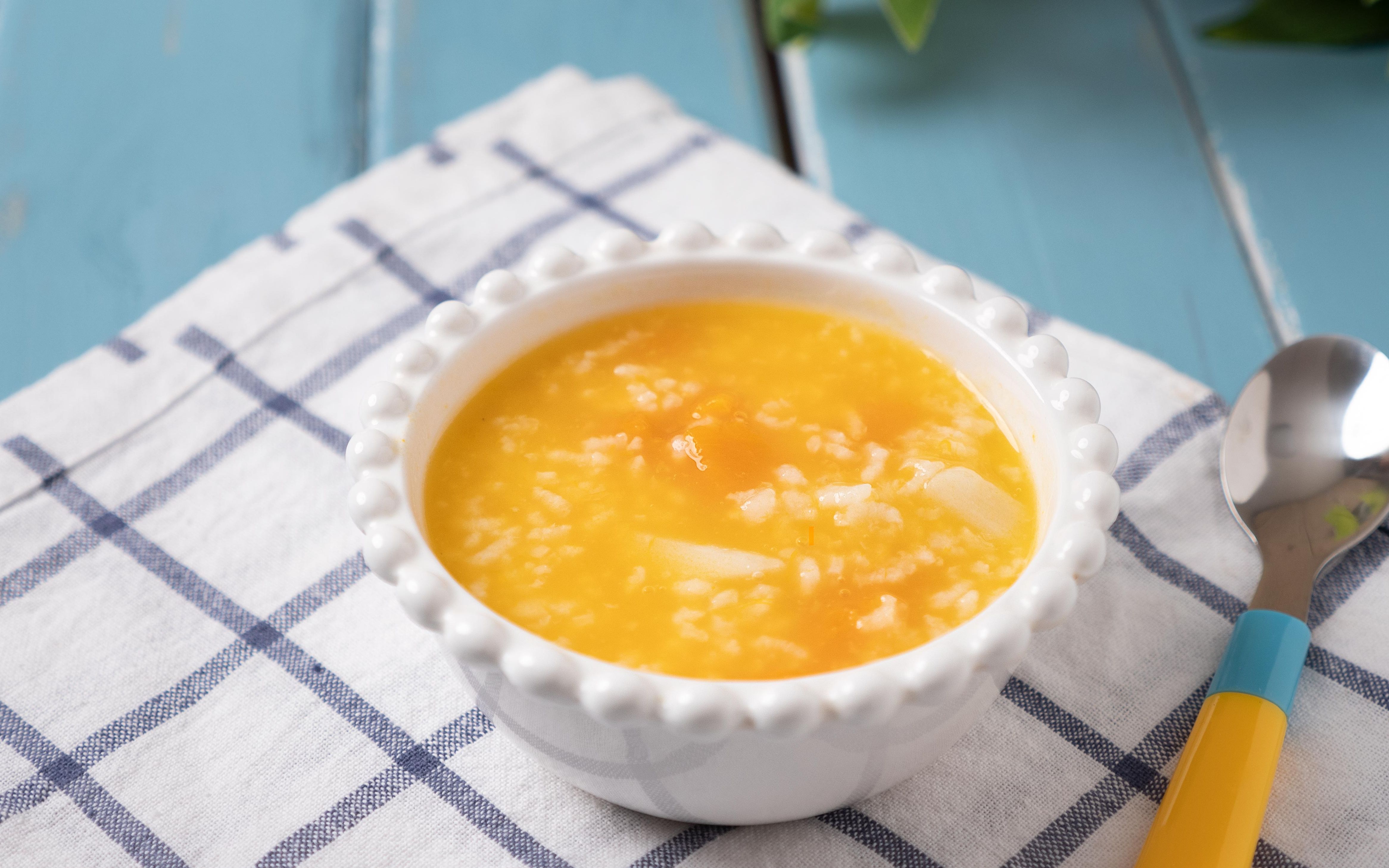 图片[5]-【南瓜山药肉松羹】做法步骤图 解馋过瘾超美味 特-起舞食谱网