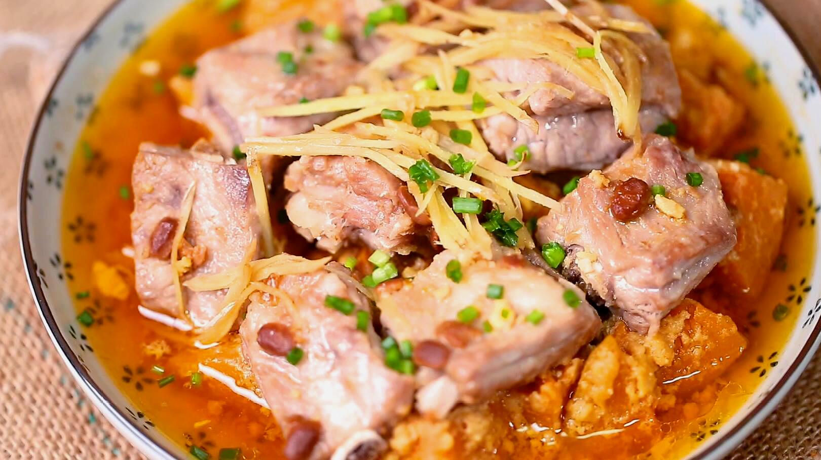 图片[4]-【南瓜蒸排骨】做法步骤图 美味过瘾超下饭 特香-起舞食谱网