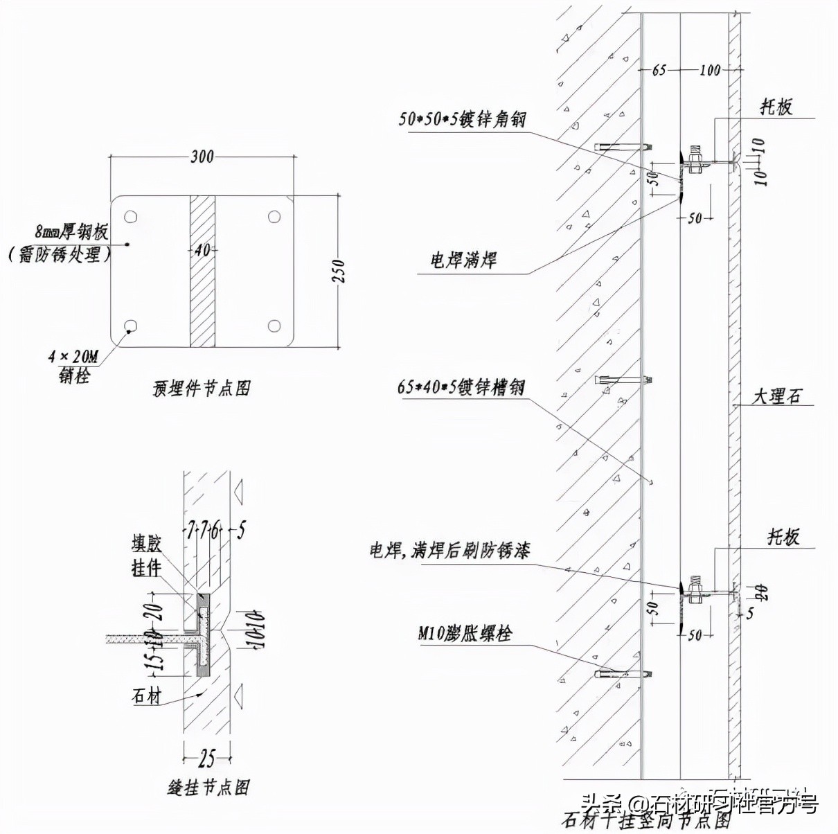 石材安装知识，学习一下