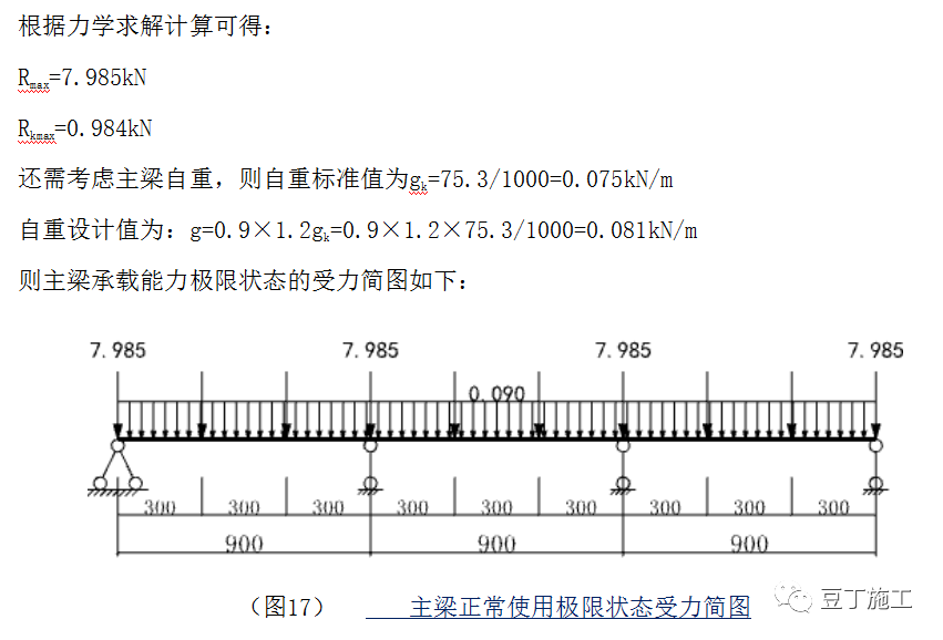 布料机如何加固？分享布料机支撑脚下模板加固方案（有计算过程）