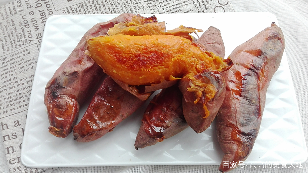 【烤地瓜 】做法步骤图 焦香流油 比买的好吃-起舞食谱网