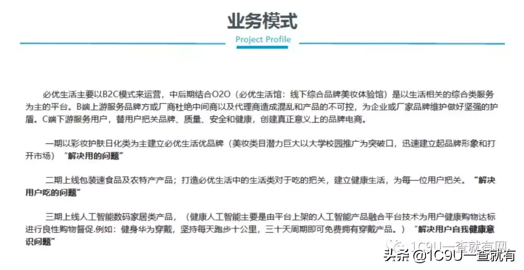 2019年新型电商平台类企业商业模式全研究 电商平台类商业计划书