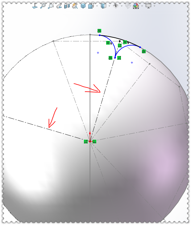 足球运动怎么来的简笔画(用SolidWorks快速建模一颗足球，这种画法只用了6个特征)