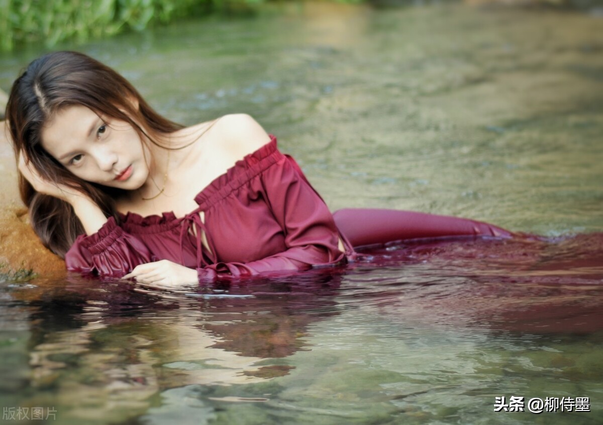 点评18张水景人像照，看懂才能学得会！佳人美景，这么拍才美