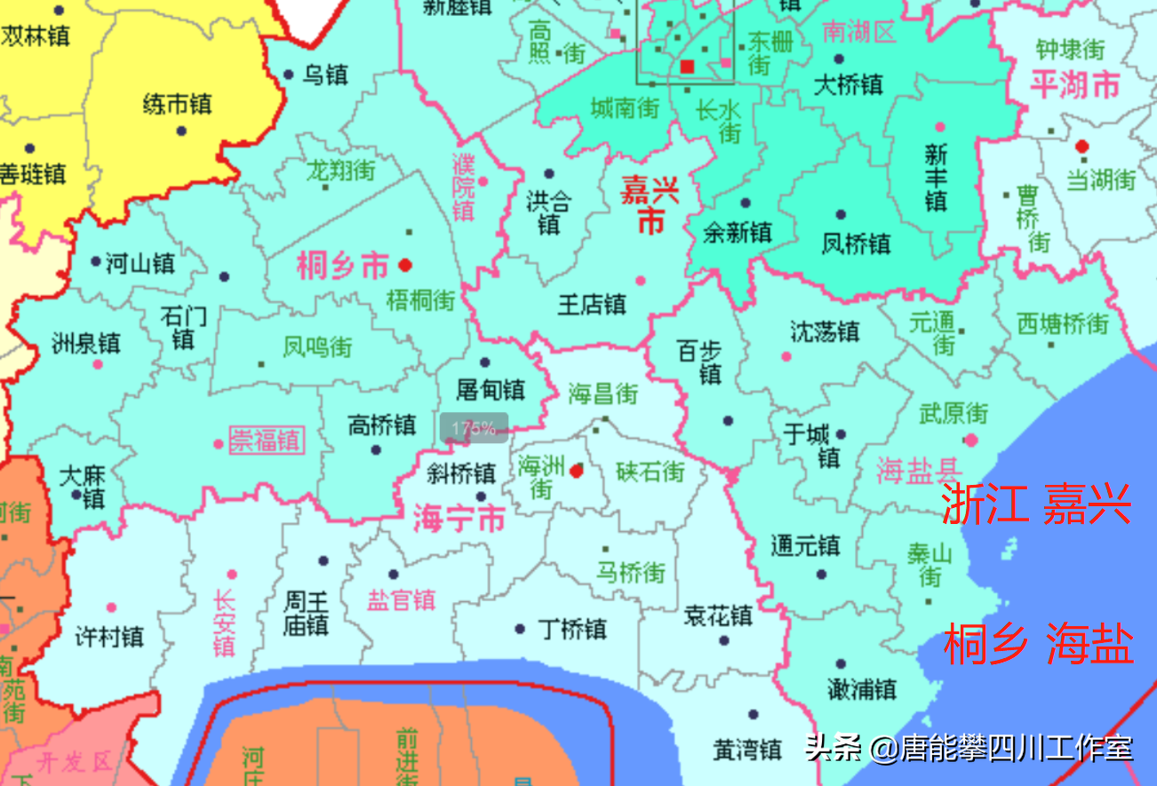 嘉兴有什么镇(嘉兴7县市区42乡镇的变迁：人口、土地、工业…基本统计)