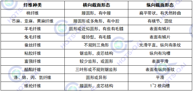 面料成分分析 显微镜篇