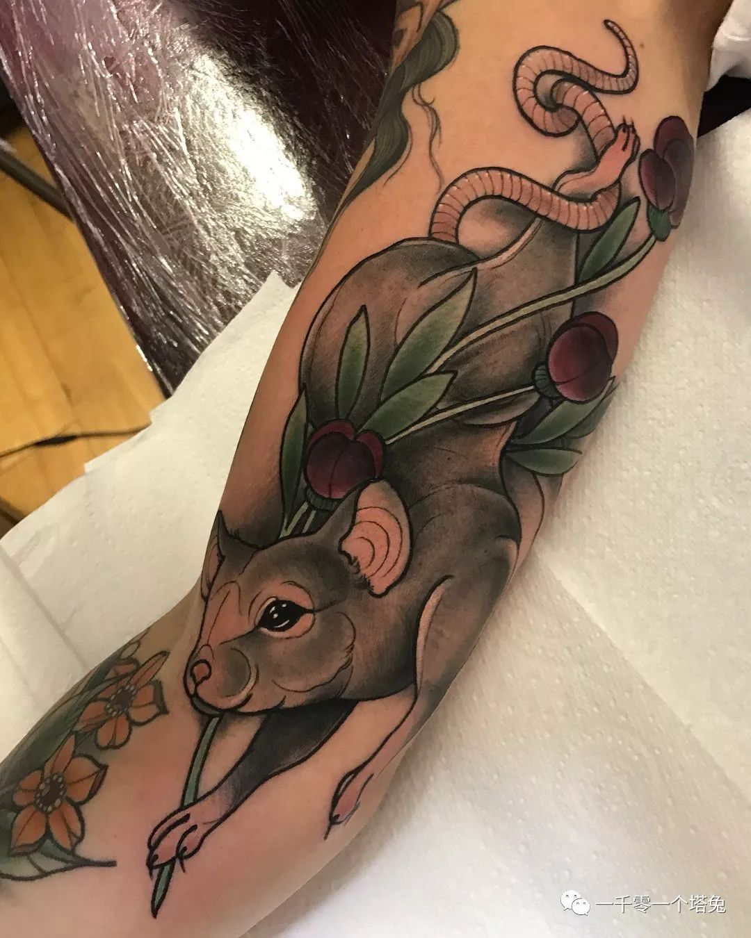 纹身图案分类第9期-动物-老鼠
