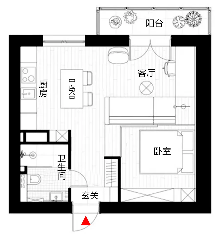 3套小户型神设计，完美逆袭！31㎡高级灰，比豪宅还实用