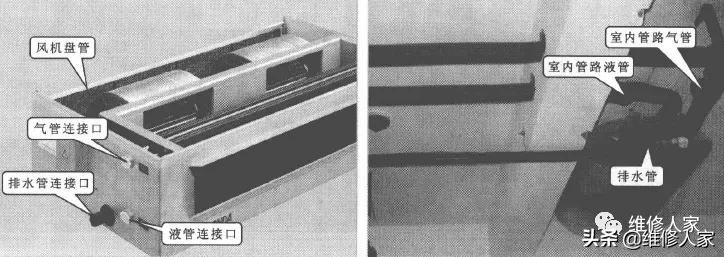 家用中央空调室内机的安装培训