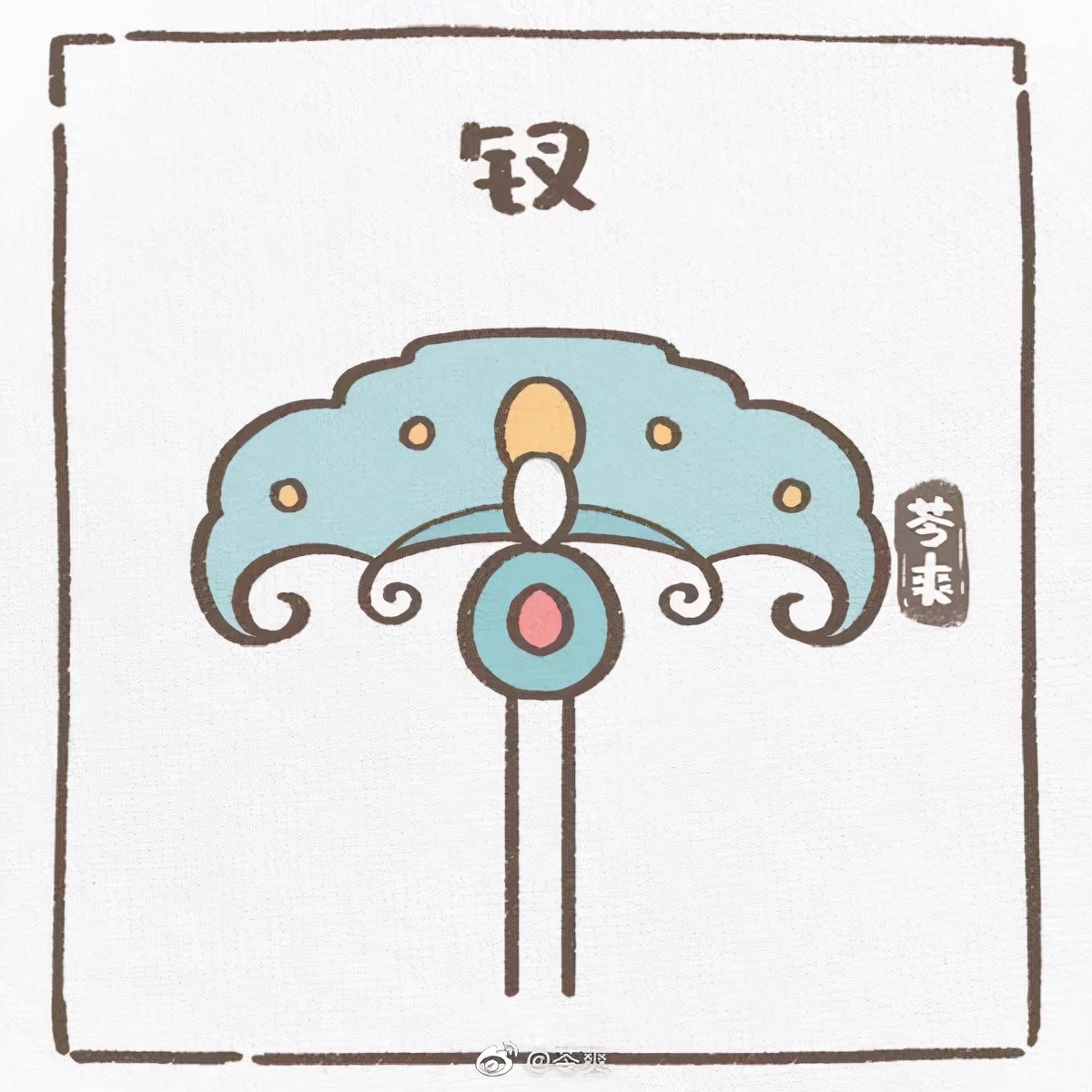 古代人简笔画男女(古风简笔大全!