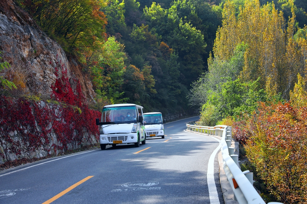 太行天路，五彩斑斓，峡谷如画，秋叶如诗