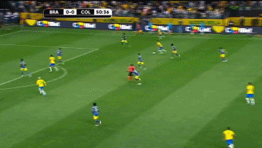世界杯巴西对哥伦比亚内马尔（世预赛-内马尔助攻帕奎塔破门 巴西1-0哥伦比亚 12场不败提前出线）