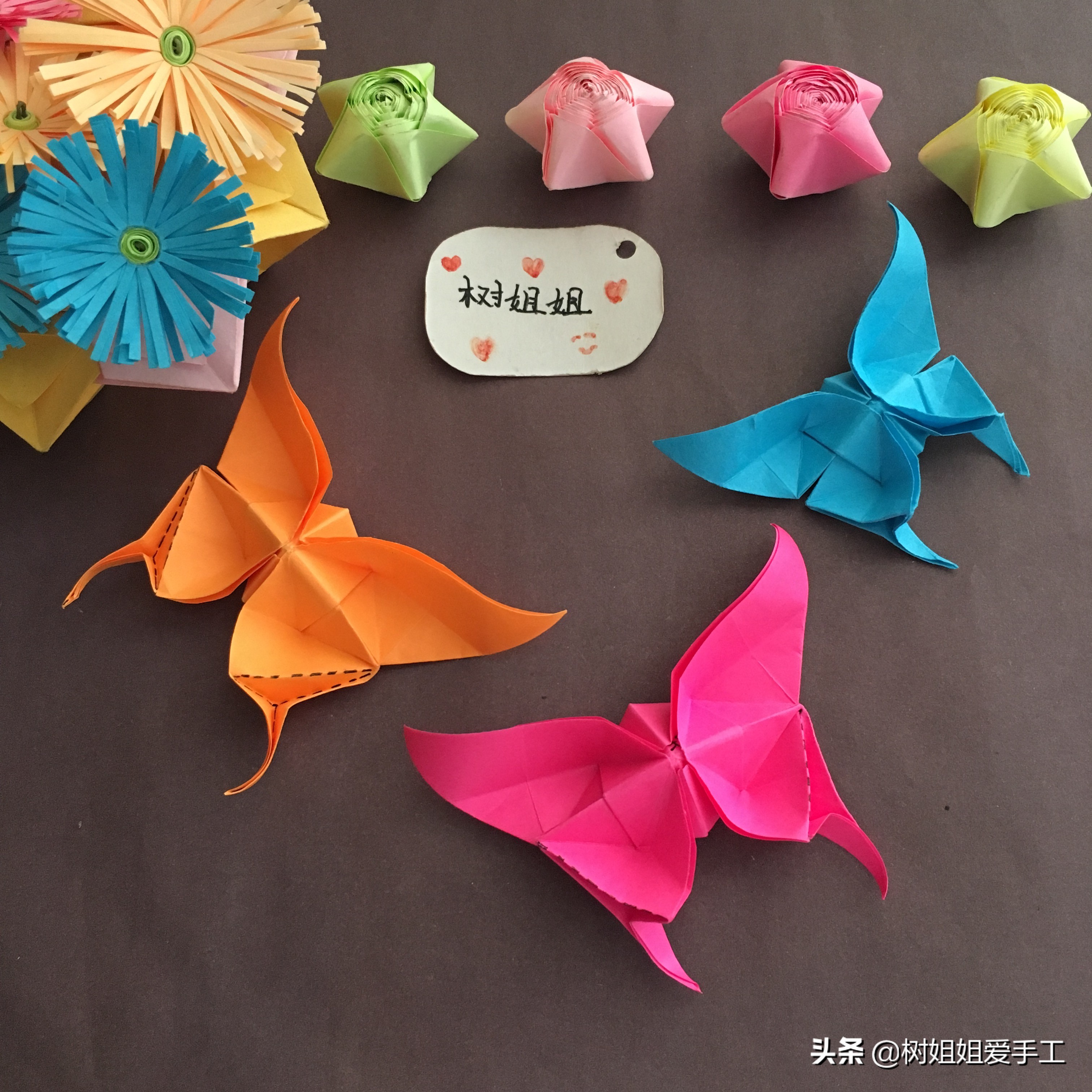 用正方形纸折东西(动物折纸:燕尾蝶的折法,只需1个正方形)