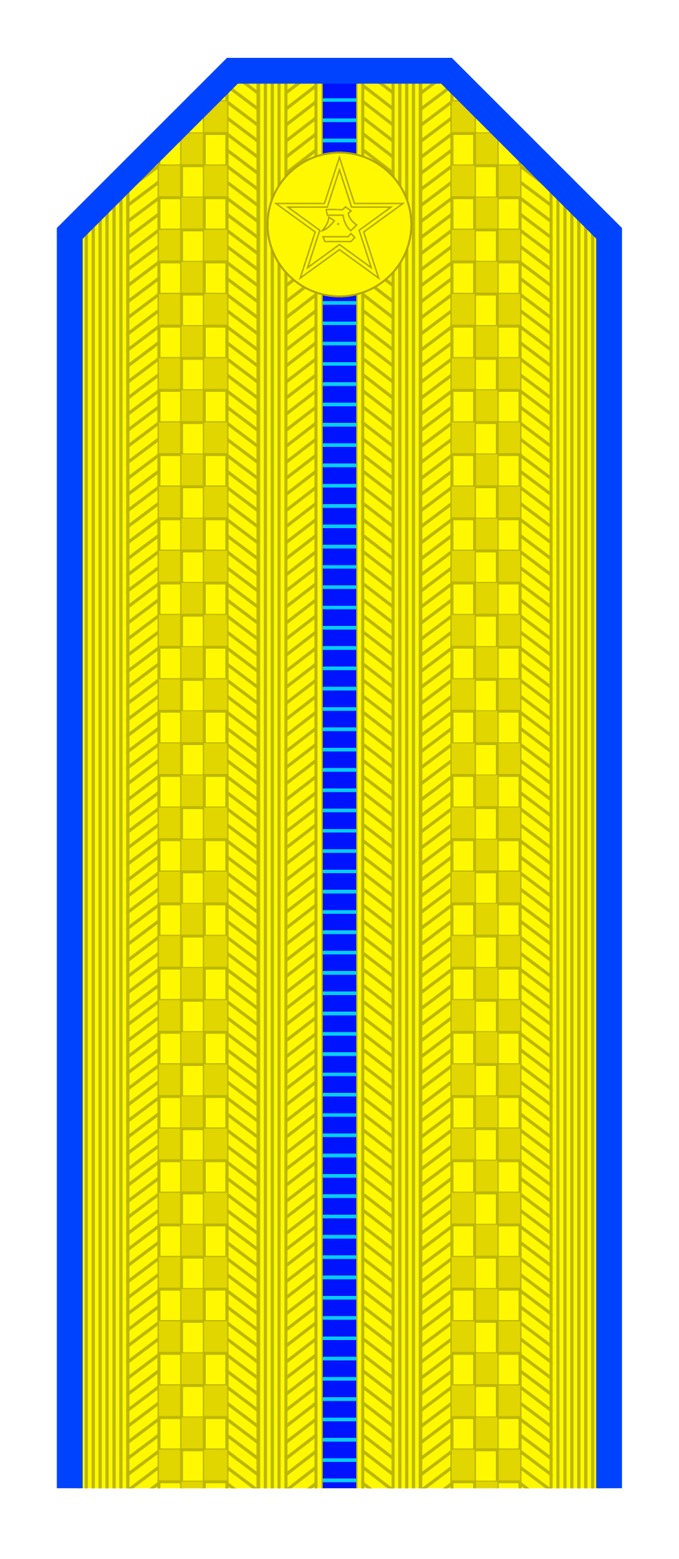 解放军肩章大小图片（解放军55式军衔军官常服肩章一览）
