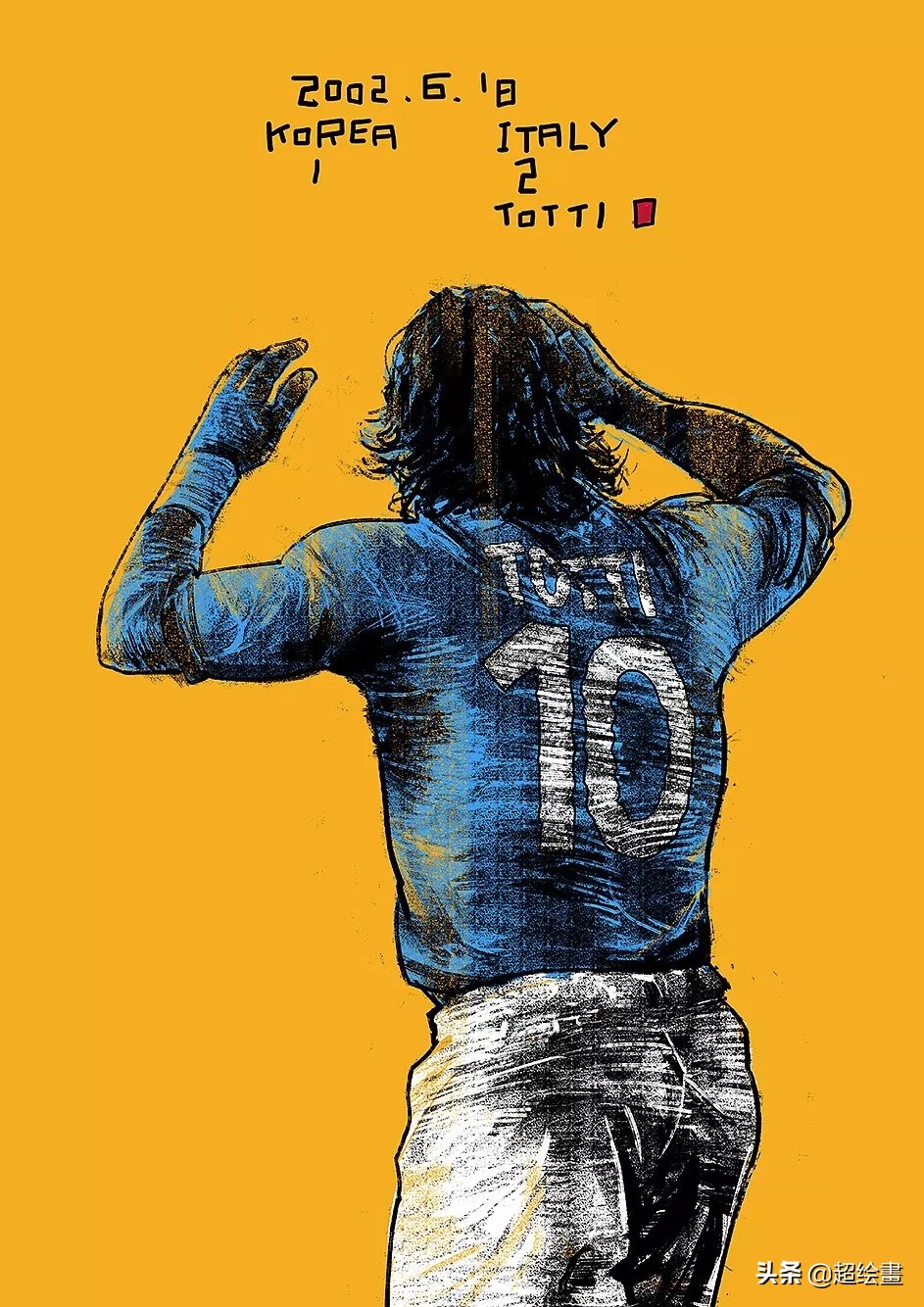 世界杯脸上彩绘卡卡梅西图片(惊艳的手绘作品!