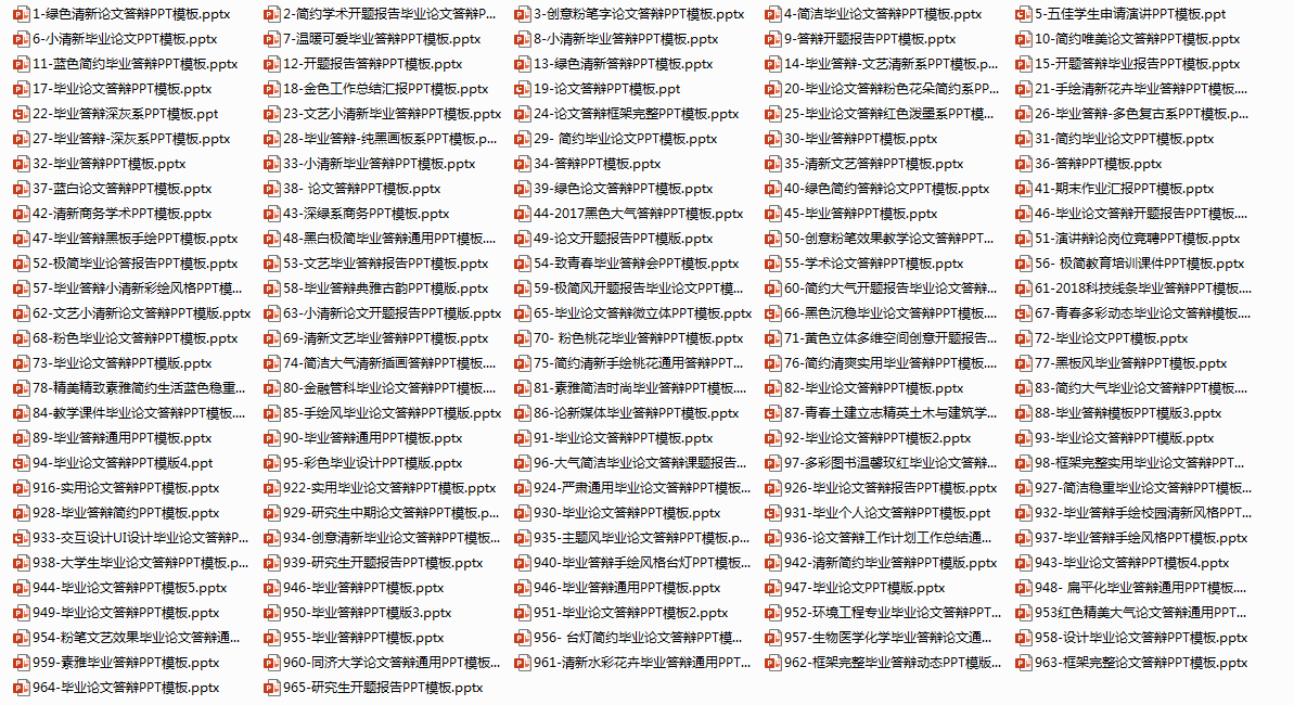 2000套高质量PPT模板，开题报告、论文答辩、学术总结都在这里