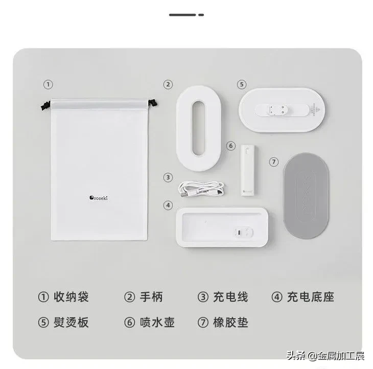 日本发明便携无线电烫斗，无需注水、无需找插座，挎包都能装着走