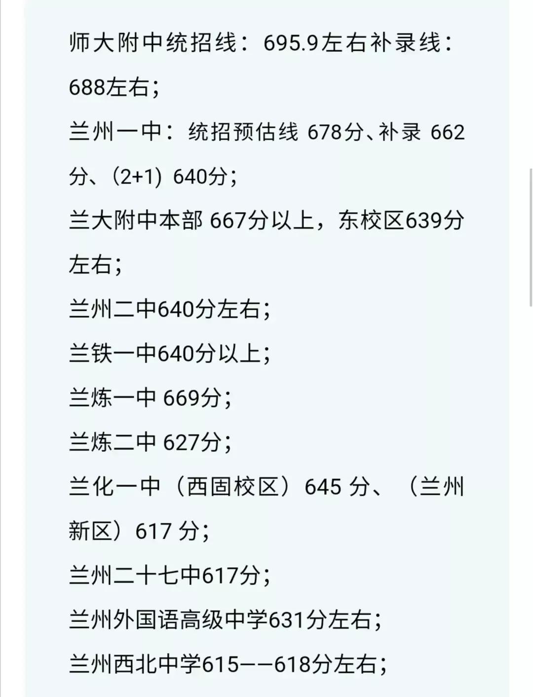 兰州师大附中2017高考喜报「兰州师大附中2022年招生人数」-爱妻自