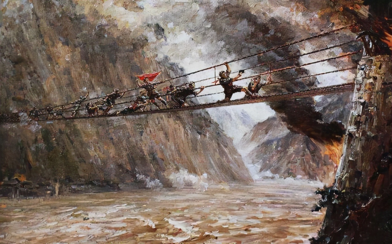 "在我们走近大渡河时,曾经一度怀疑它是否真的像长征战士在回忆录中