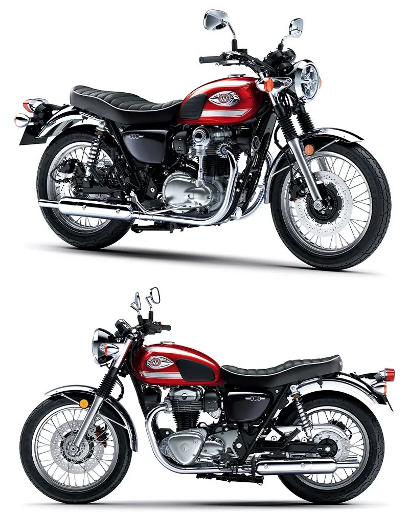 川崎.发布2022款w800系列,三个版本外加特别版meguro k3