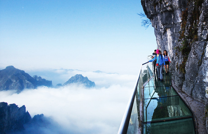 张家界天门山游玩路线图张家界天门山旅游攻略路线图