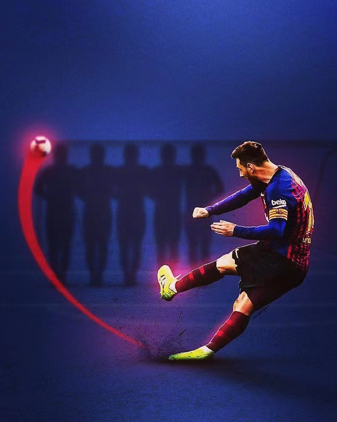 c罗梅西同框图片壁纸(诺坎普唯一的神 梅西 第一期「不正经的球星壁纸