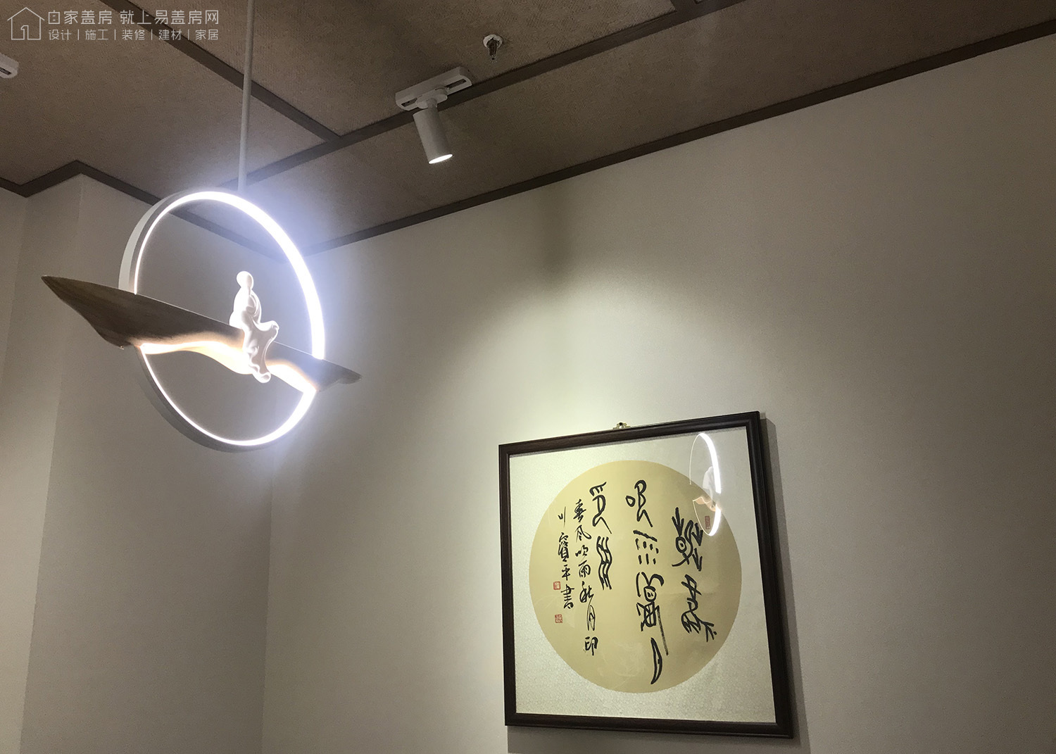 太惊艳，古风古韵，北京中关村新中式茶室室内设计和室内装修