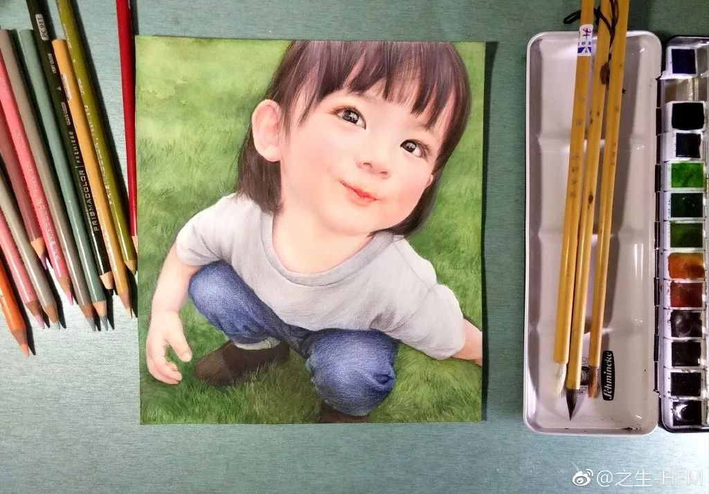 95后画了一组彩铅，绝了