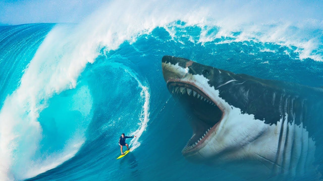 巨齿鲨的祖先是什么 巨齿鲨吃沧龙图片