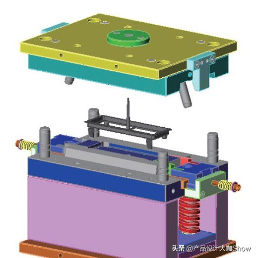 产品设计者的福利，动态图带你了解斜导柱侧向抽芯注塑模具原理
