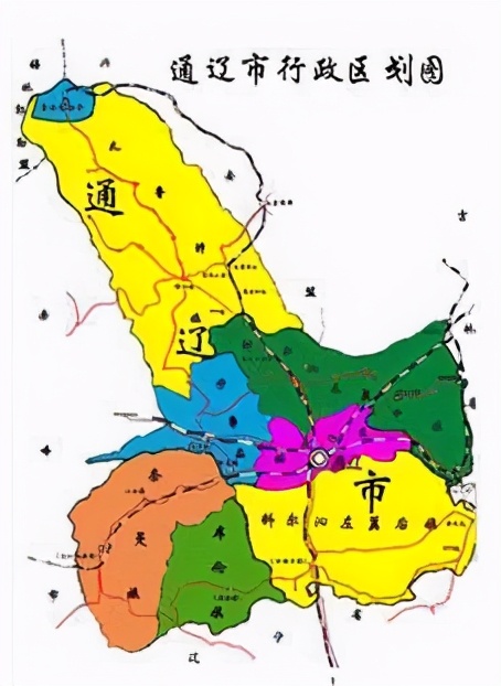 通辽是哪个省的城市通辽市有几个区几个县