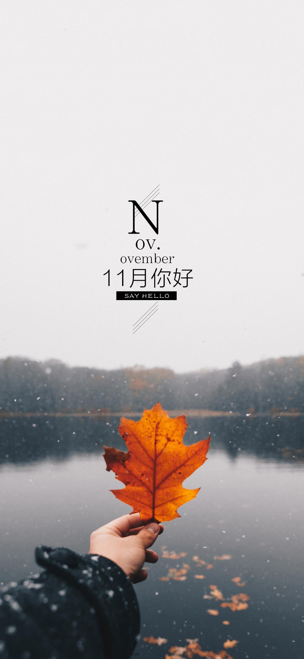壁纸 </p><p>　　 十月再见啦，十一月，你好
