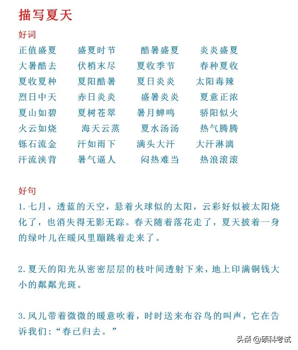 小学语文优美句子精选摘抄集