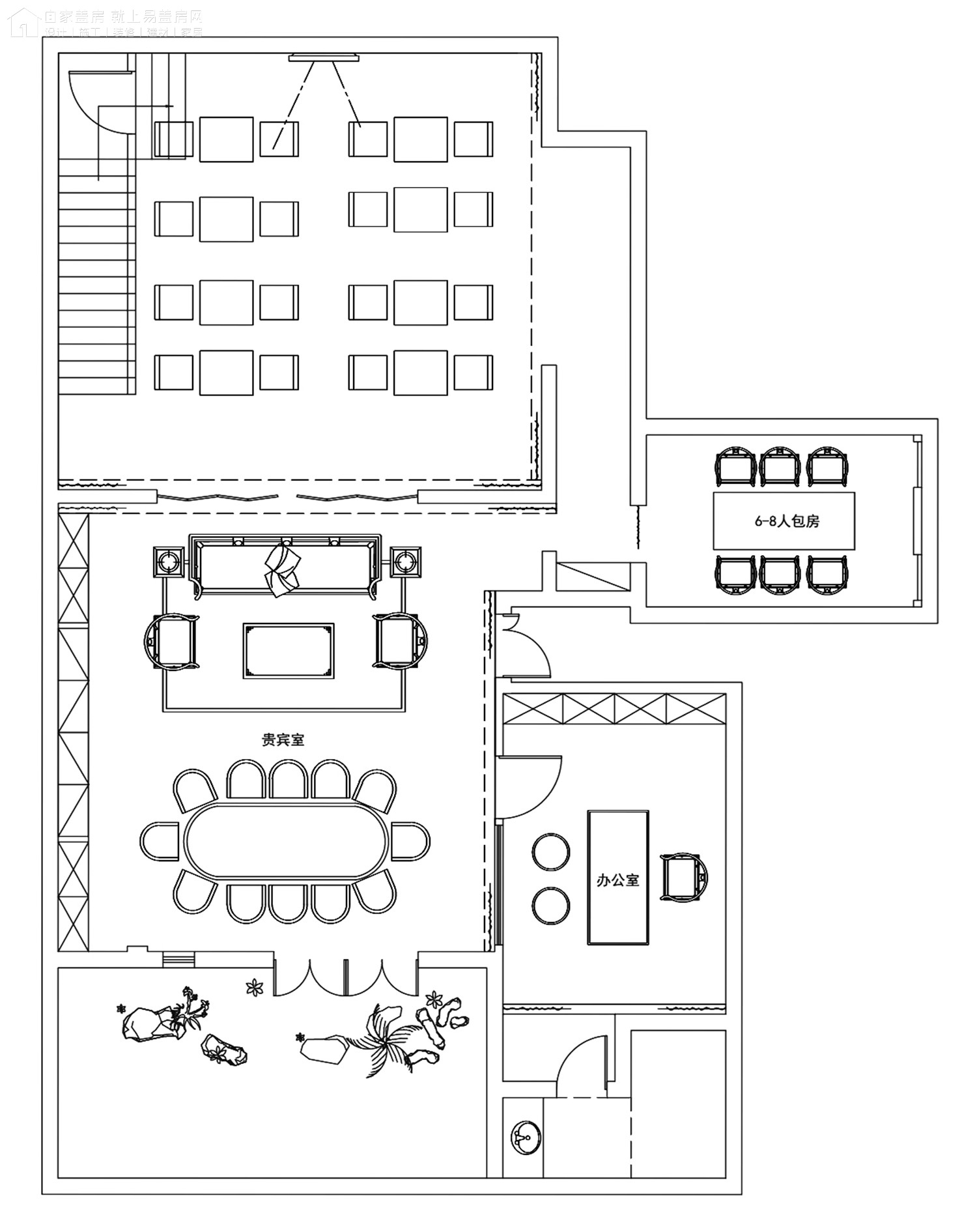 太惊艳，古风古韵，北京中关村新中式茶室室内设计和室内装修