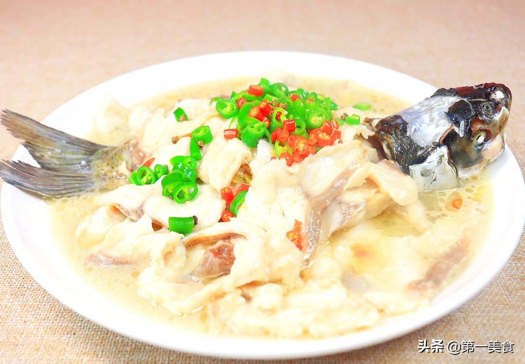 图片[1]-【白菜鱼】做法步骤图 掌握这个关键 汤汁浓白鲜香-起舞食谱网