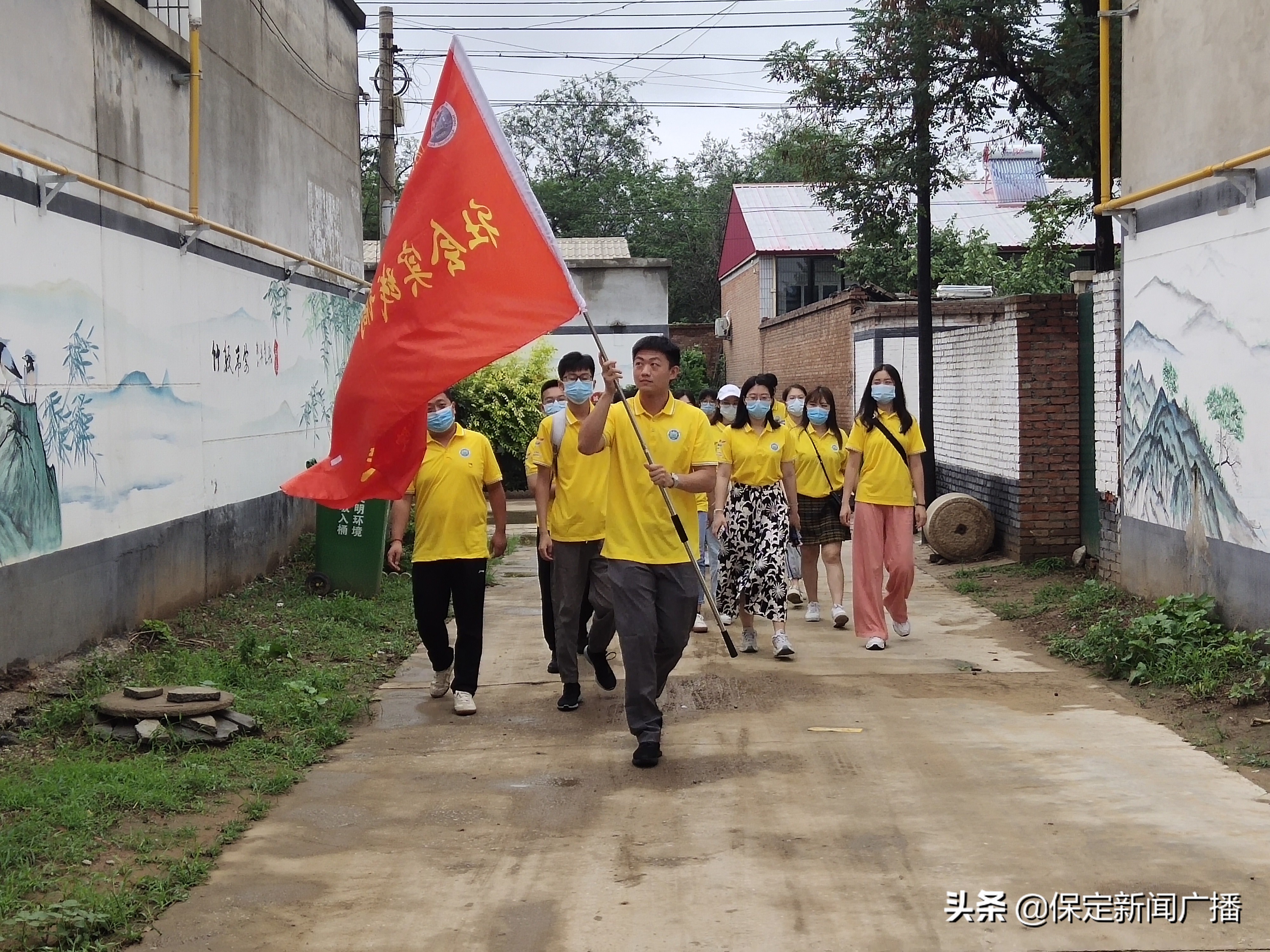河北农大经管学院师生到顺平县开展暑期社会实践活动