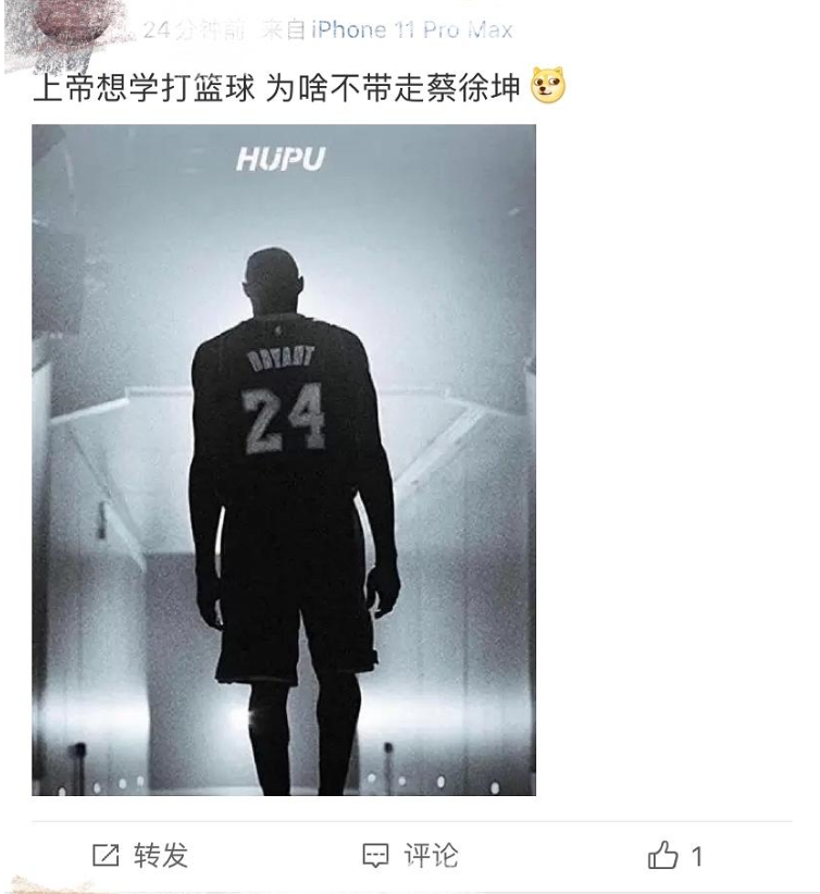 蔡徐坤为什么被nba骂(科比坠机去世，蔡徐坤竟遭多名黑粉恶毒咒骂：为什么不带走你)