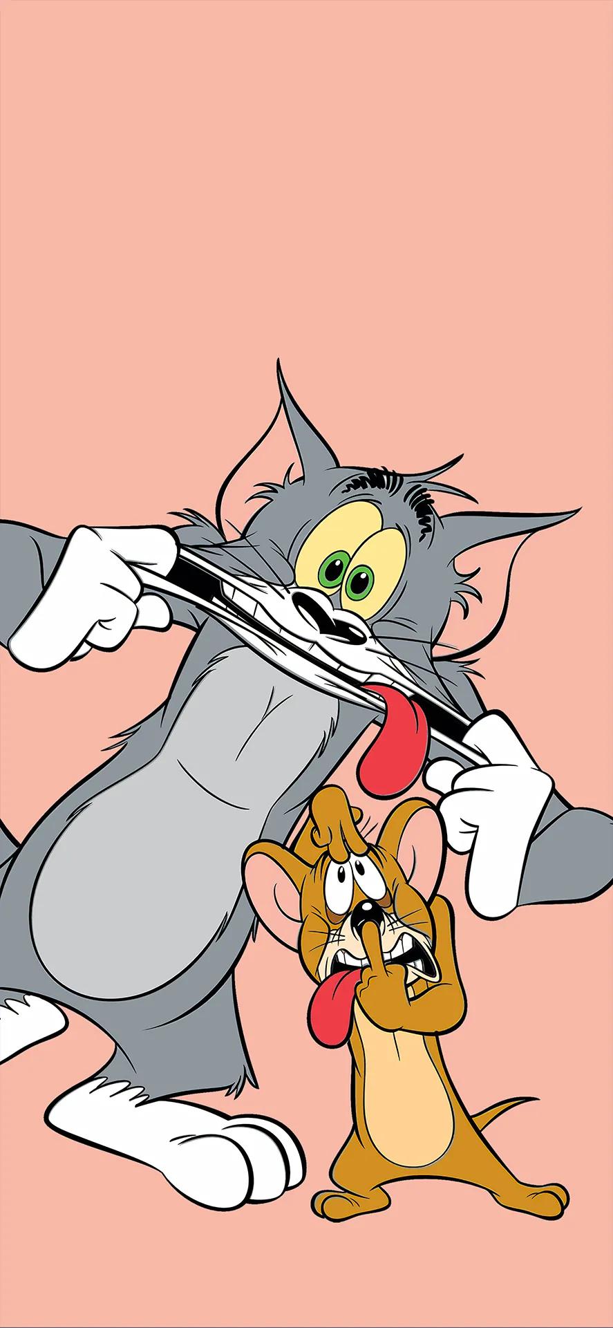 猫和老鼠壁纸 汤姆和杰瑞壁纸 动漫壁纸 4k高清手机壁纸 全屏高清